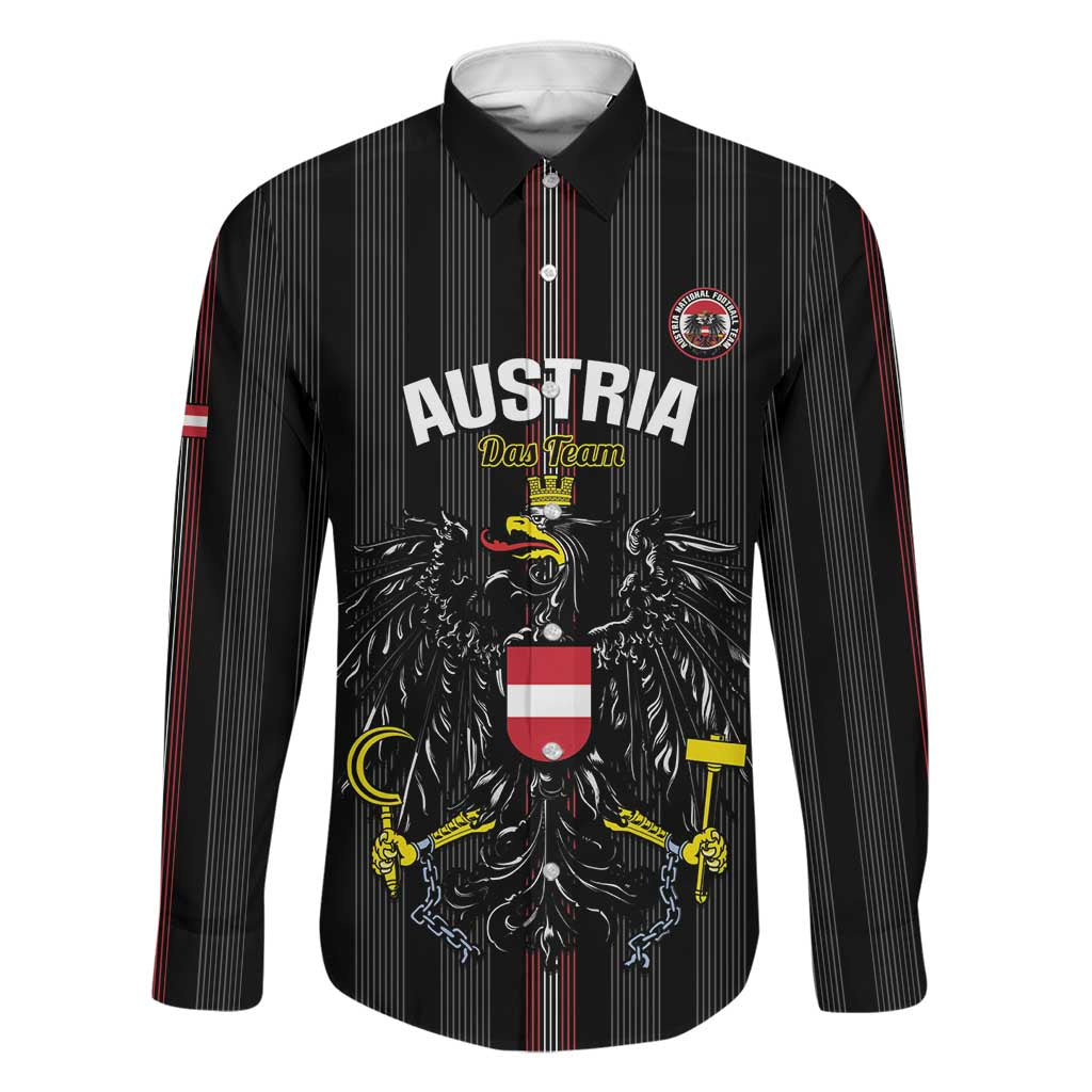 Custom Austria Football Family Matching Short Sleeve Bodycon Dress and Hawaiian Shirt 2026 Go Das Team Striped Style - Wonder Print Shop