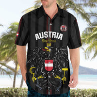 Custom Austria Football Hawaiian Shirt 2026 Go Das Team Striped Style - Wonder Print Shop