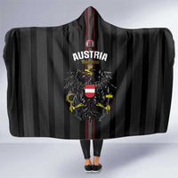 Austria Football Hooded Blanket 2026 Go Das Team Striped Style - Wonder Print Shop