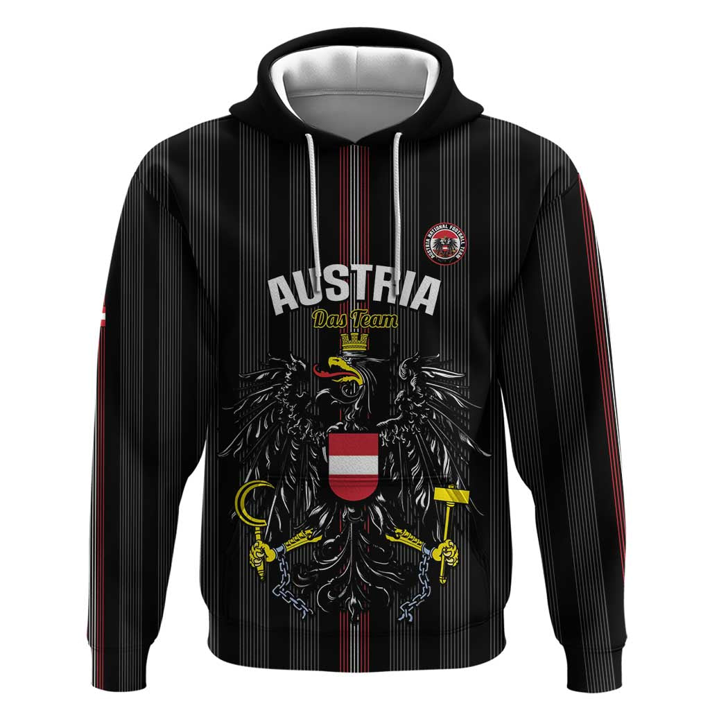 Custom Austria Football Hoodie 2026 Go Das Team Striped Style - Wonder Print Shop