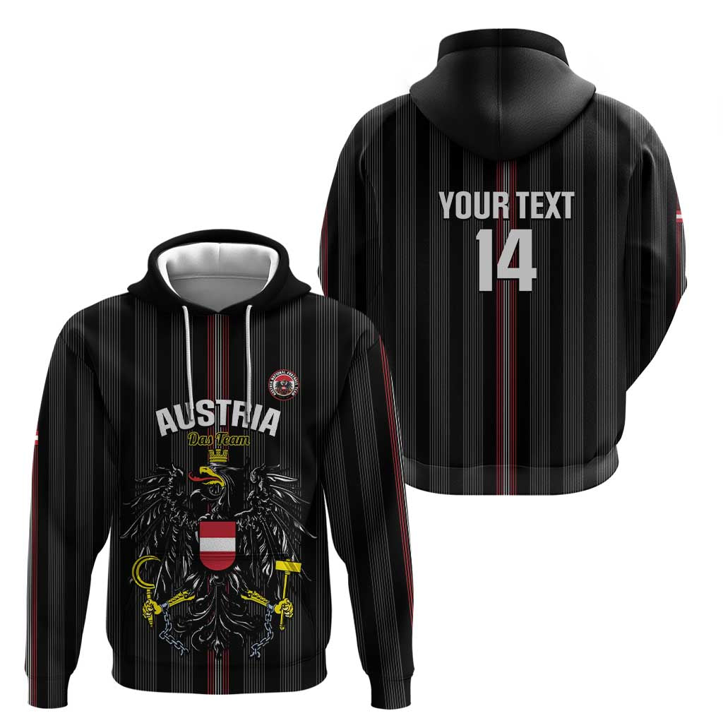 Custom Austria Football Hoodie 2026 Go Das Team Striped Style - Wonder Print Shop