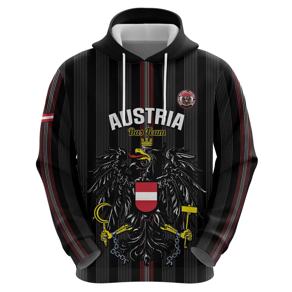 Custom Austria Football Hoodie 2026 Go Das Team Striped Style - Wonder Print Shop