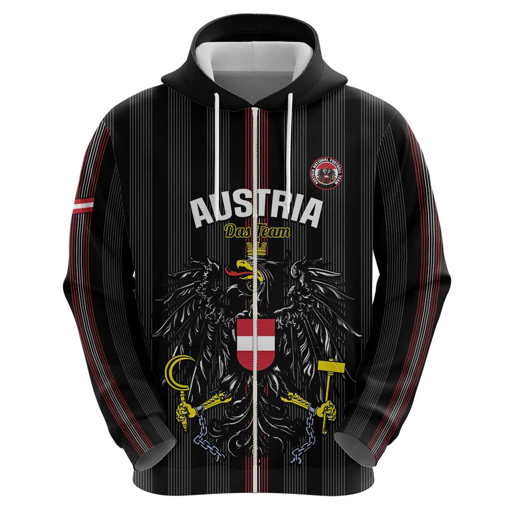 Custom Austria Football Hoodie 2026 Go Das Team Striped Style - Wonder Print Shop