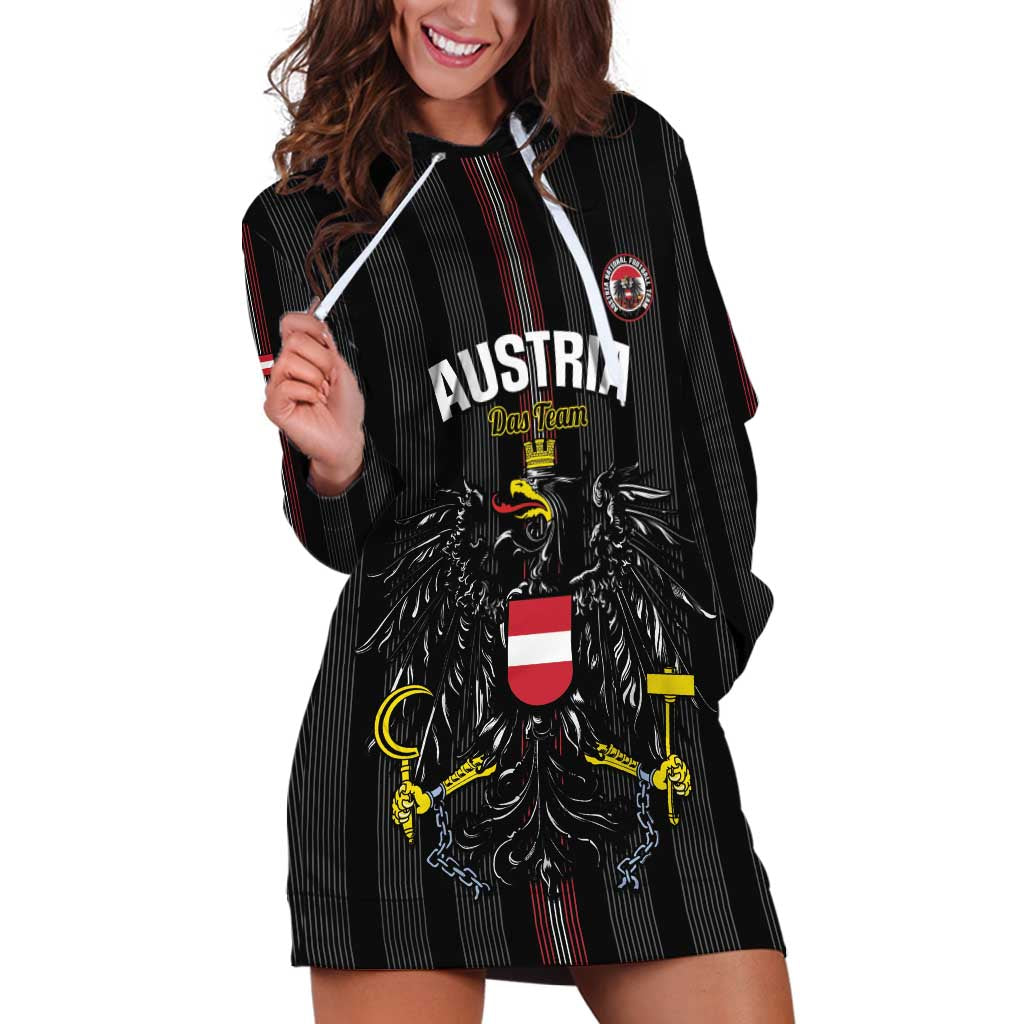 Custom Austria Football Hoodie Dress 2026 Go Das Team Striped Style - Wonder Print Shop