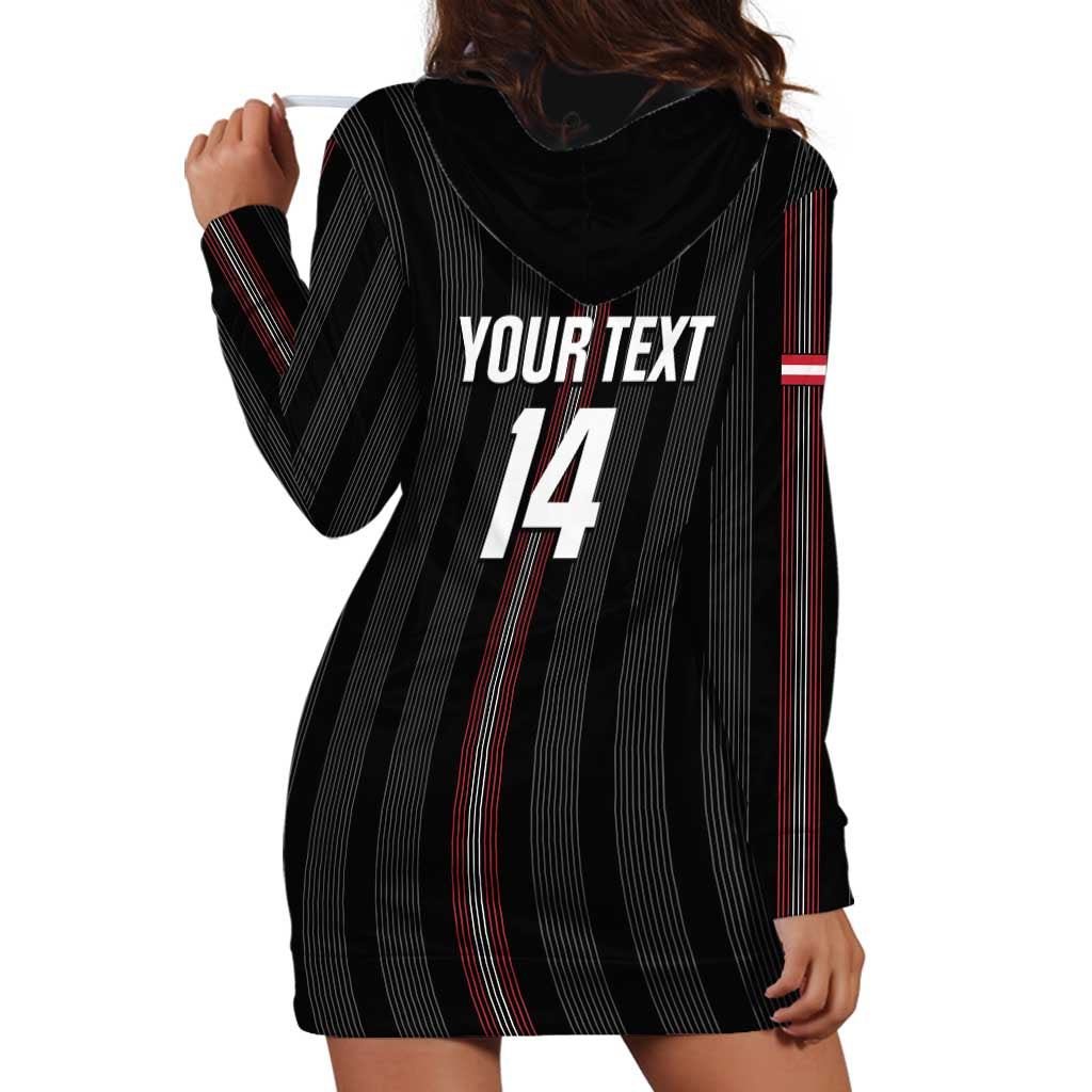 Custom Austria Football Hoodie Dress 2026 Go Das Team Striped Style - Wonder Print Shop
