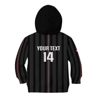 Custom Austria Football Kid Hoodie 2026 Go Das Team Striped Style - Wonder Print Shop