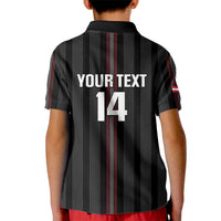 Custom Austria Football Kid Polo Shirt 2026 Go Das Team Striped Style - Wonder Print Shop