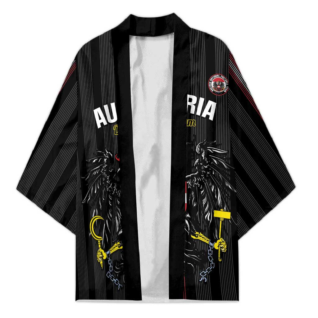Custom Austria Football Kimono 2026 Go Das Team Striped Style - Wonder Print Shop
