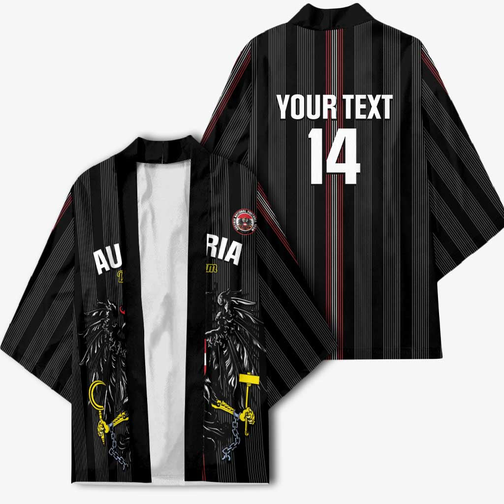 Custom Austria Football Kimono 2026 Go Das Team Striped Style - Wonder Print Shop