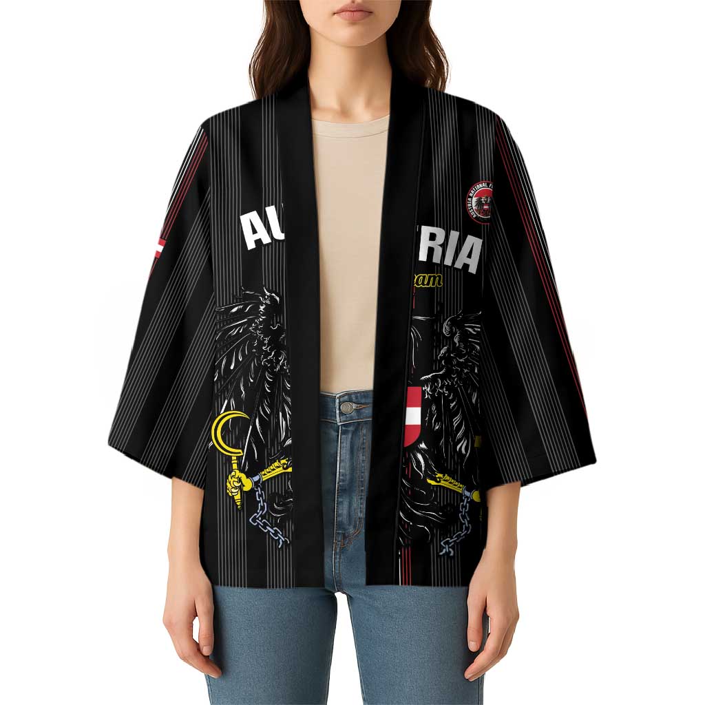 Custom Austria Football Kimono 2026 Go Das Team Striped Style - Wonder Print Shop