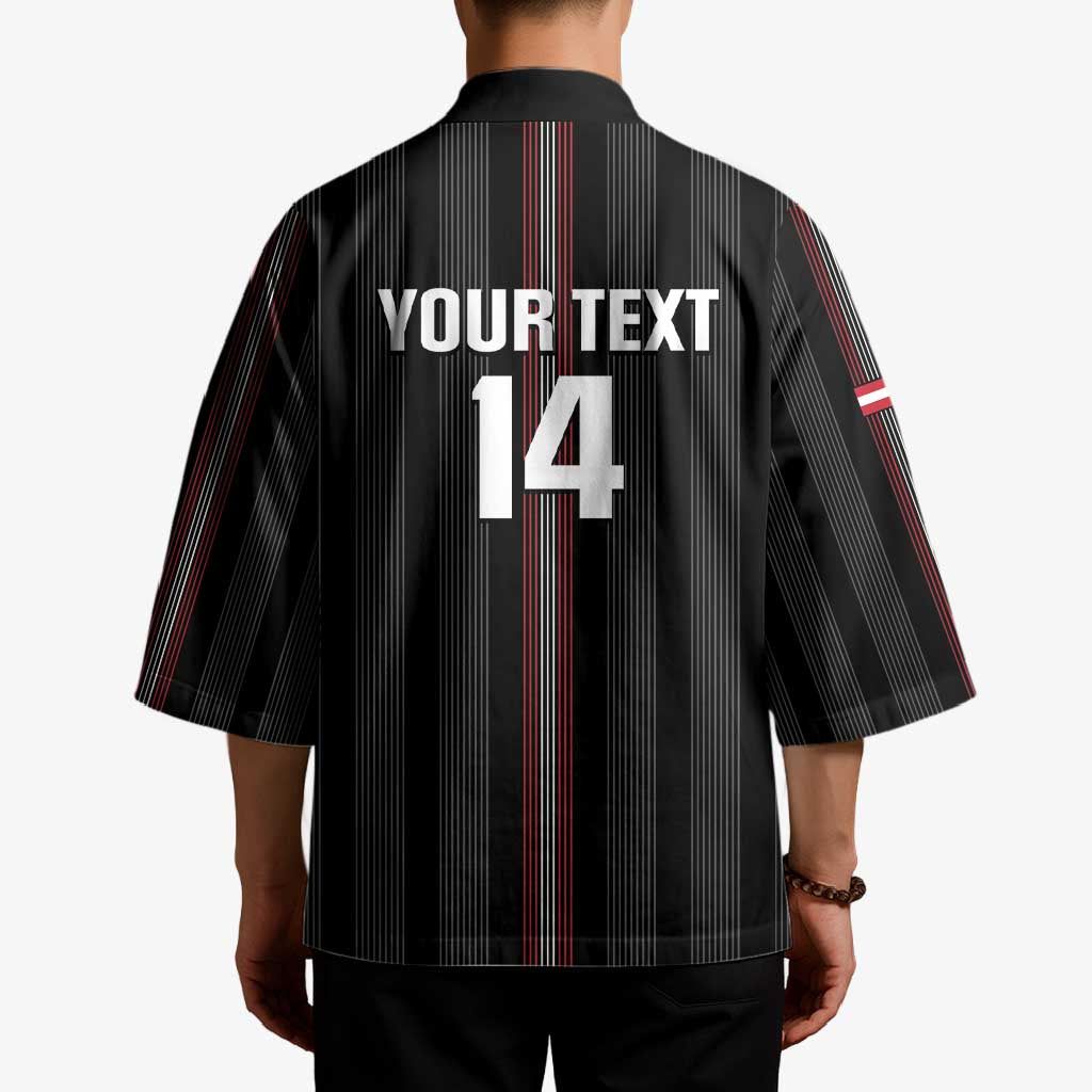 Custom Austria Football Kimono 2026 Go Das Team Striped Style - Wonder Print Shop