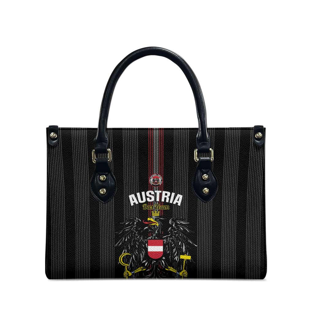 Austria Football Leather Bag 2026 Go Das Team Striped Style - Wonder Print Shop