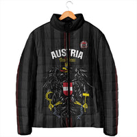 Custom Austria Football Padded Jacket 2026 Go Das Team Striped Style - Wonder Print Shop