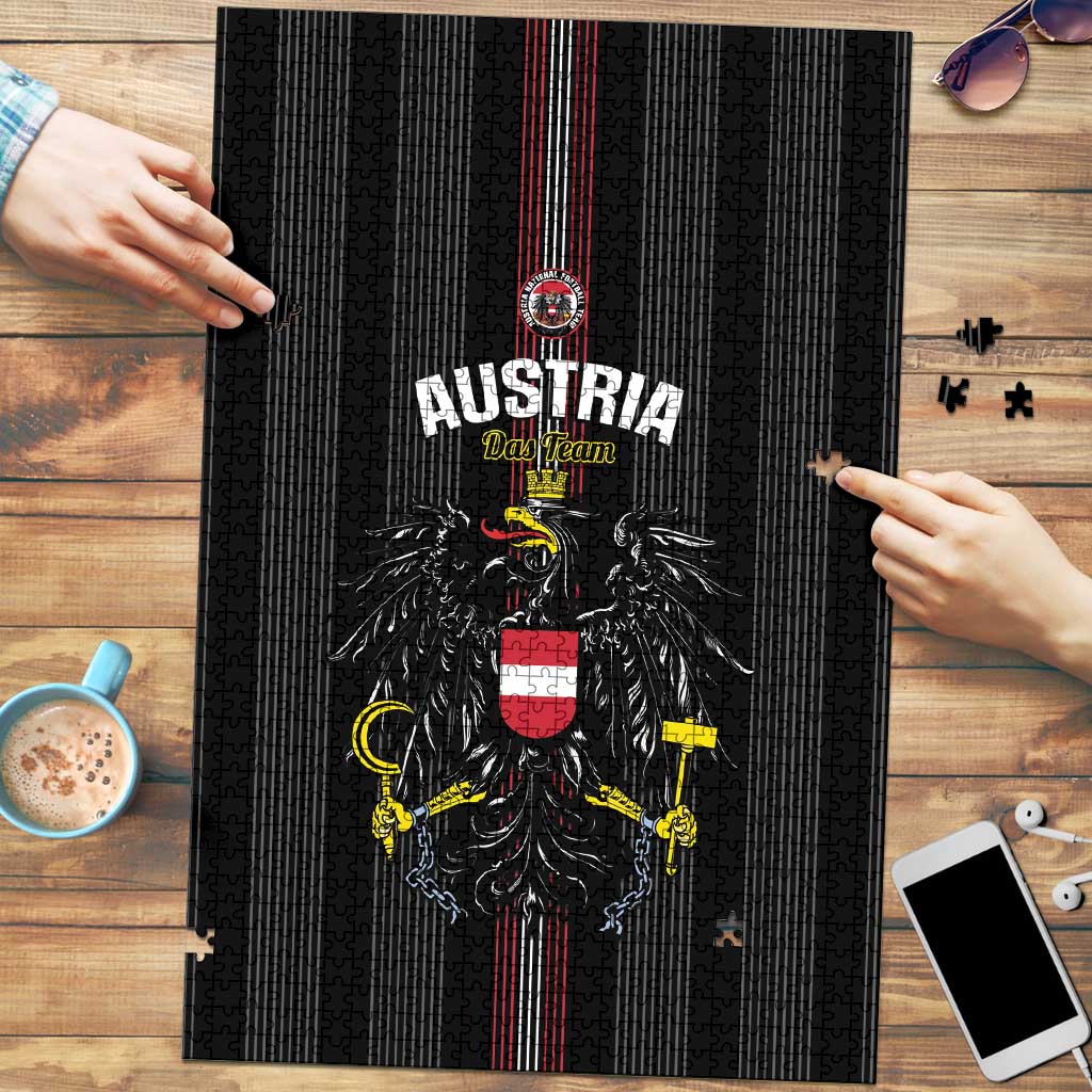 Austria Football Puzzle 2026 Go Das Team Striped Style - Wonder Print Shop