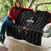 Austria Football Quilt 2026 Go Das Team Striped Style - Wonder Print Shop