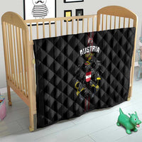 Austria Football Quilt 2026 Go Das Team Striped Style - Wonder Print Shop