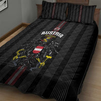 Austria Football Quilt Bed Set 2026 Go Das Team Striped Style - Wonder Print Shop