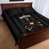 Austria Football Quilt Bed Set 2026 Go Das Team Striped Style - Wonder Print Shop