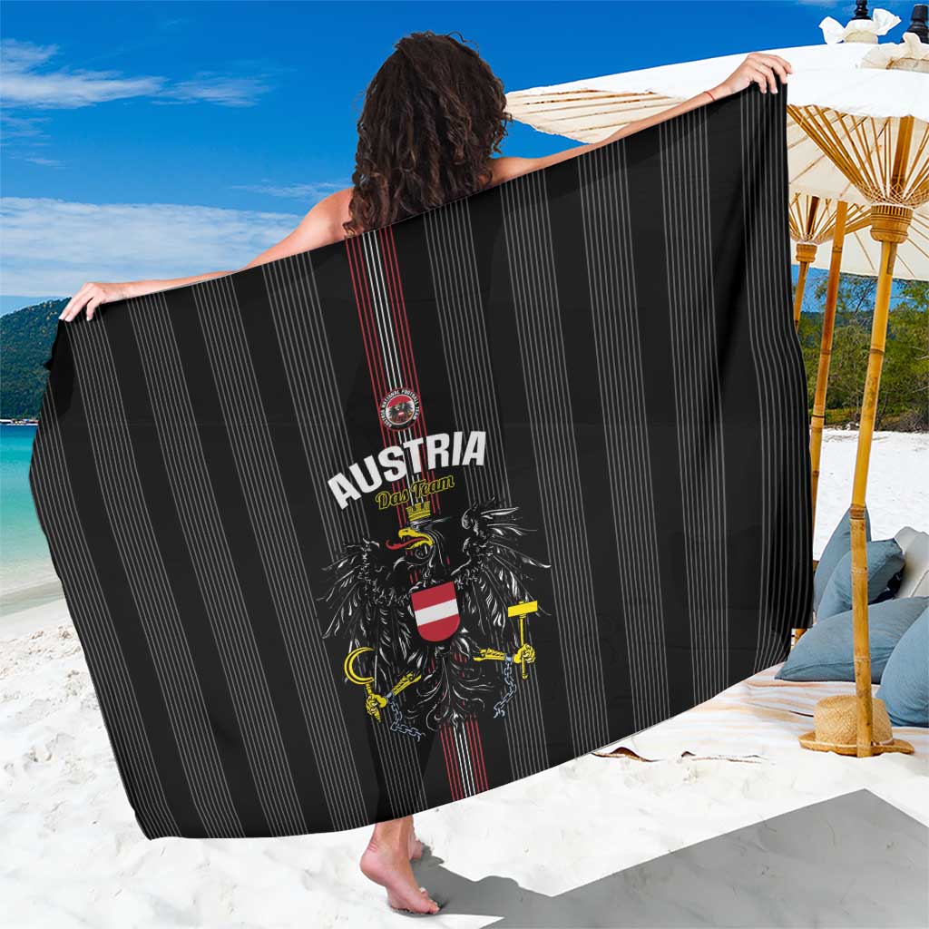 Austria Football Sarong 2026 Go Das Team Striped Style - Wonder Print Shop