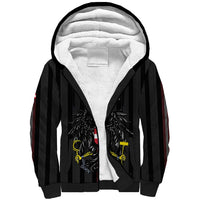 Custom Austria Football Sherpa Hoodie 2026 Go Das Team Striped Style - Wonder Print Shop