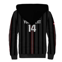 Custom Austria Football Sherpa Hoodie 2026 Go Das Team Striped Style - Wonder Print Shop