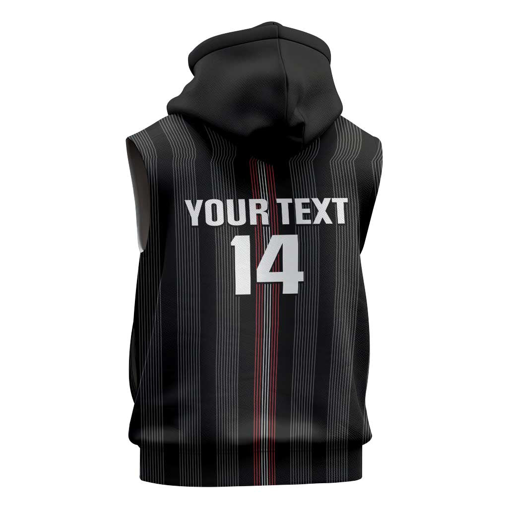 Custom Austria Football Sleeveless Hoodie 2026 Go Das Team Striped Style - Wonder Print Shop