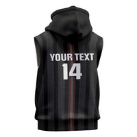 Custom Austria Football Sleeveless Hoodie 2026 Go Das Team Striped Style - Wonder Print Shop