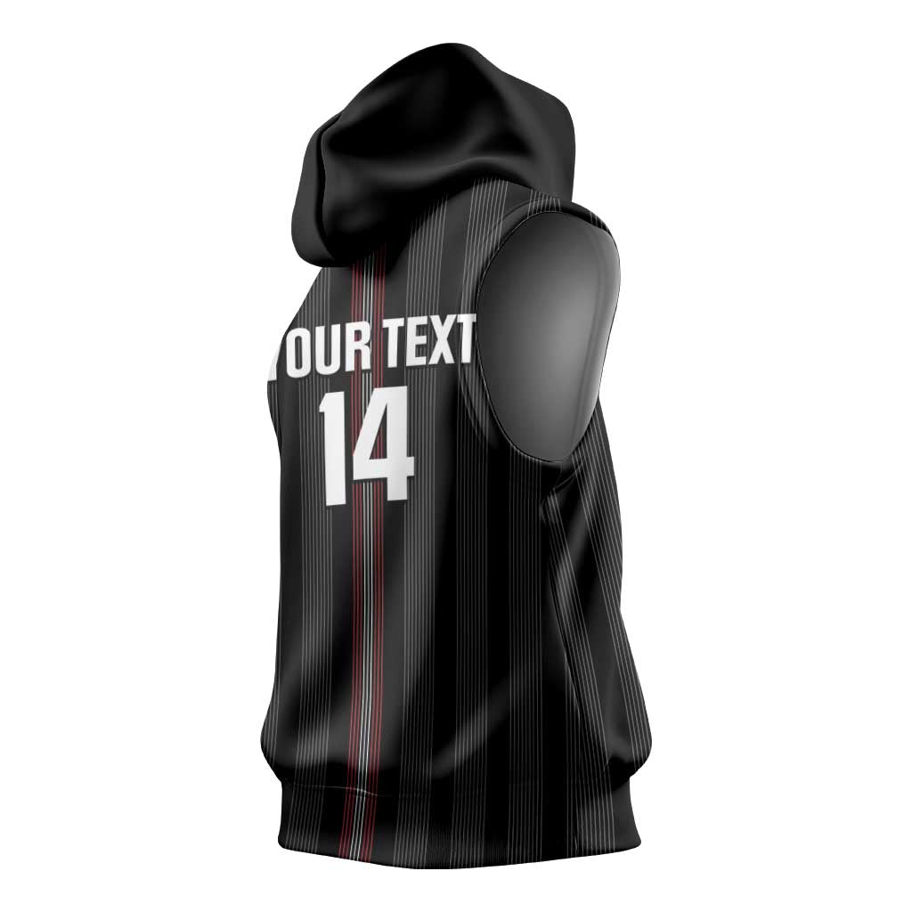 Custom Austria Football Sleeveless Hoodie 2026 Go Das Team Striped Style - Wonder Print Shop
