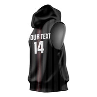 Custom Austria Football Sleeveless Hoodie 2026 Go Das Team Striped Style - Wonder Print Shop