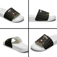 Austria Football Slide Sandals 2026 Go Das Team Striped Style - Wonder Print Shop