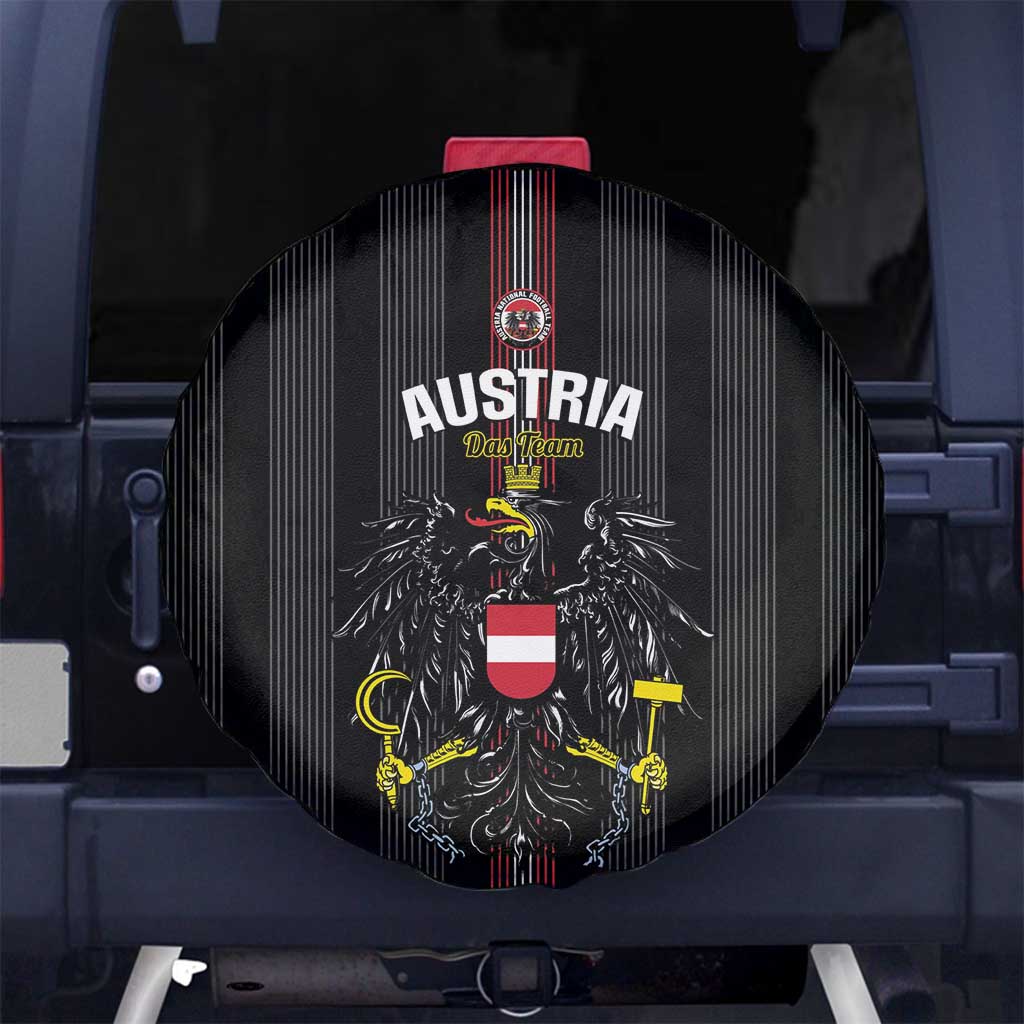 Austria Football Spare Tire Cover 2026 Go Das Team Striped Style - Wonder Print Shop