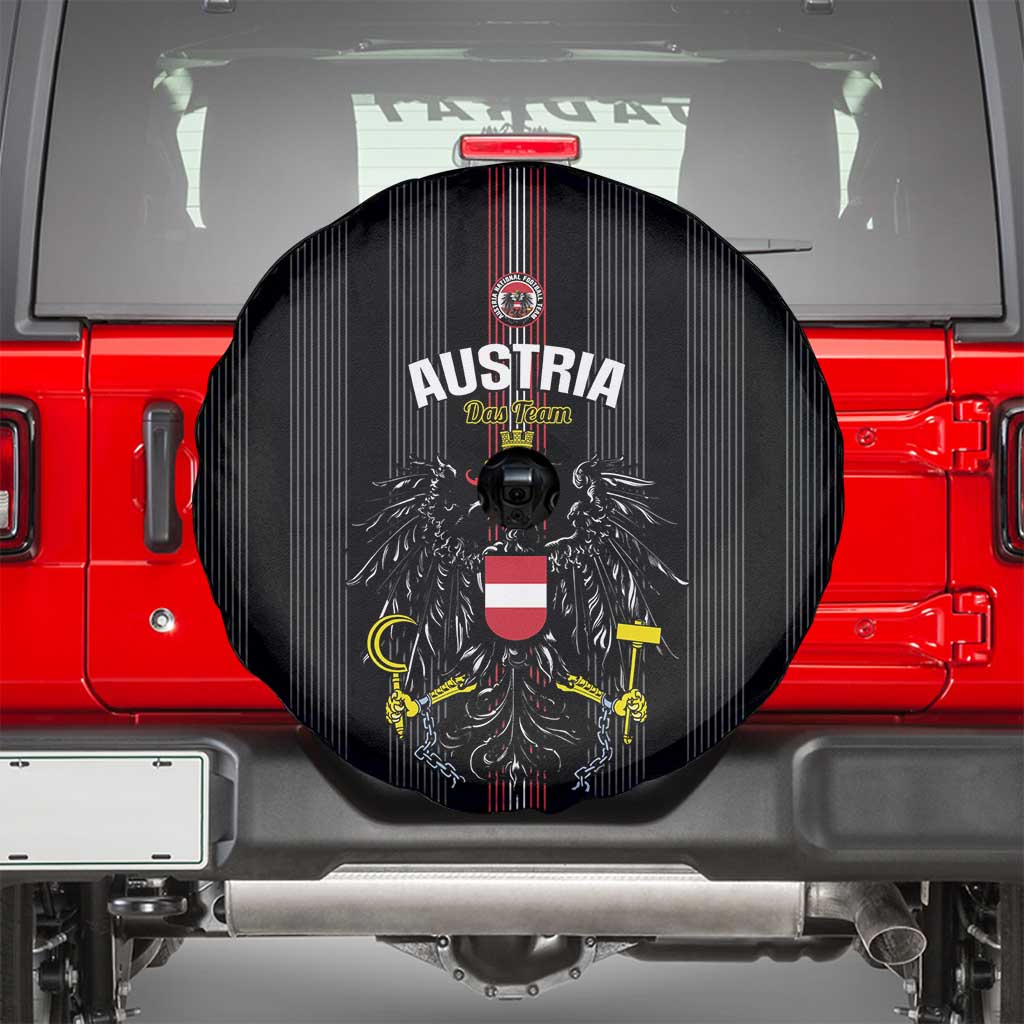 Austria Football Spare Tire Cover 2026 Go Das Team Striped Style - Wonder Print Shop
