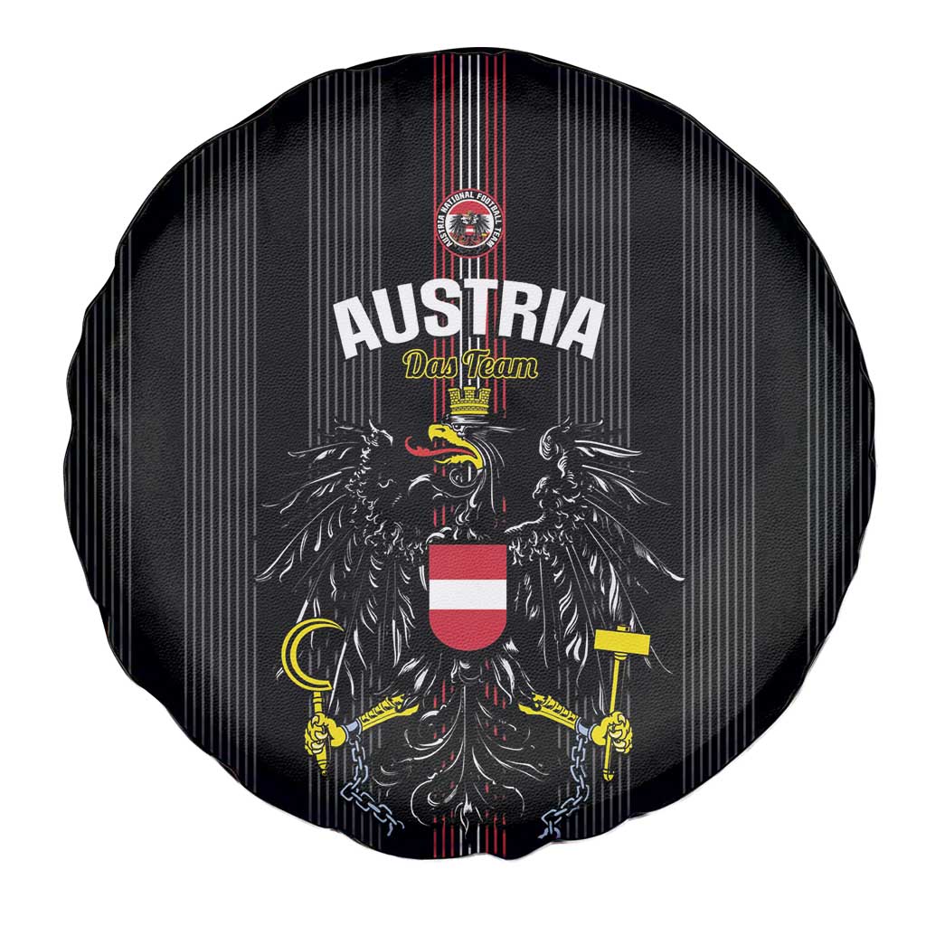 Austria Football Spare Tire Cover 2026 Go Das Team Striped Style - Wonder Print Shop