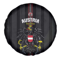 Austria Football Spare Tire Cover 2026 Go Das Team Striped Style - Wonder Print Shop