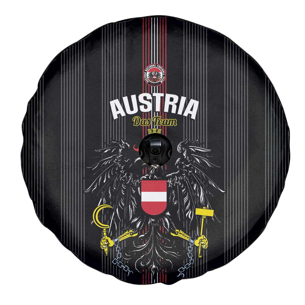 Austria Football Spare Tire Cover 2026 Go Das Team Striped Style - Wonder Print Shop