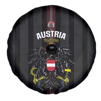 Austria Football Spare Tire Cover 2026 Go Das Team Striped Style - Wonder Print Shop