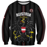 Custom Austria Football Sweatshirt 2026 Go Das Team Striped Style - Wonder Print Shop