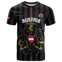 Custom Austria Football T Shirt 2026 Go Das Team Striped Style - Wonder Print Shop