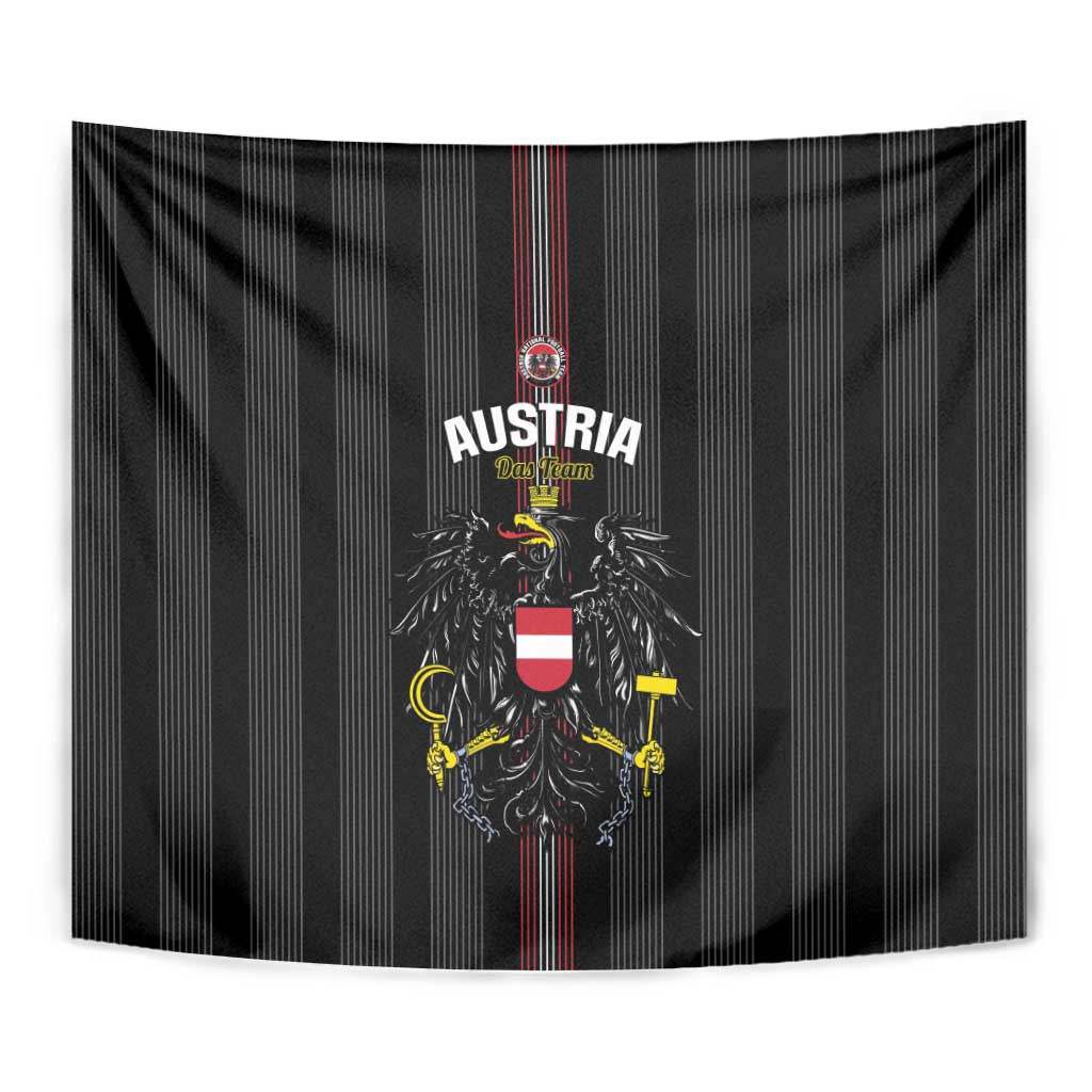 Austria Football Tapestry 2026 Go Das Team Striped Style - Wonder Print Shop