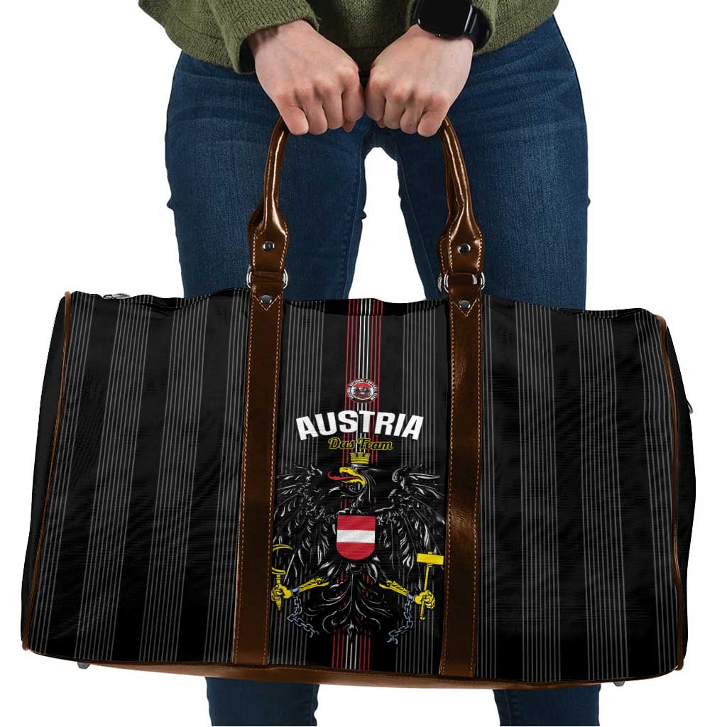 Austria Football Travel Bag 2026 Go Das Team Striped Style - Wonder Print Shop