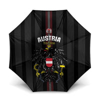 Austria Football Umbrella 2026 Go Das Team Striped Style - Wonder Print Shop