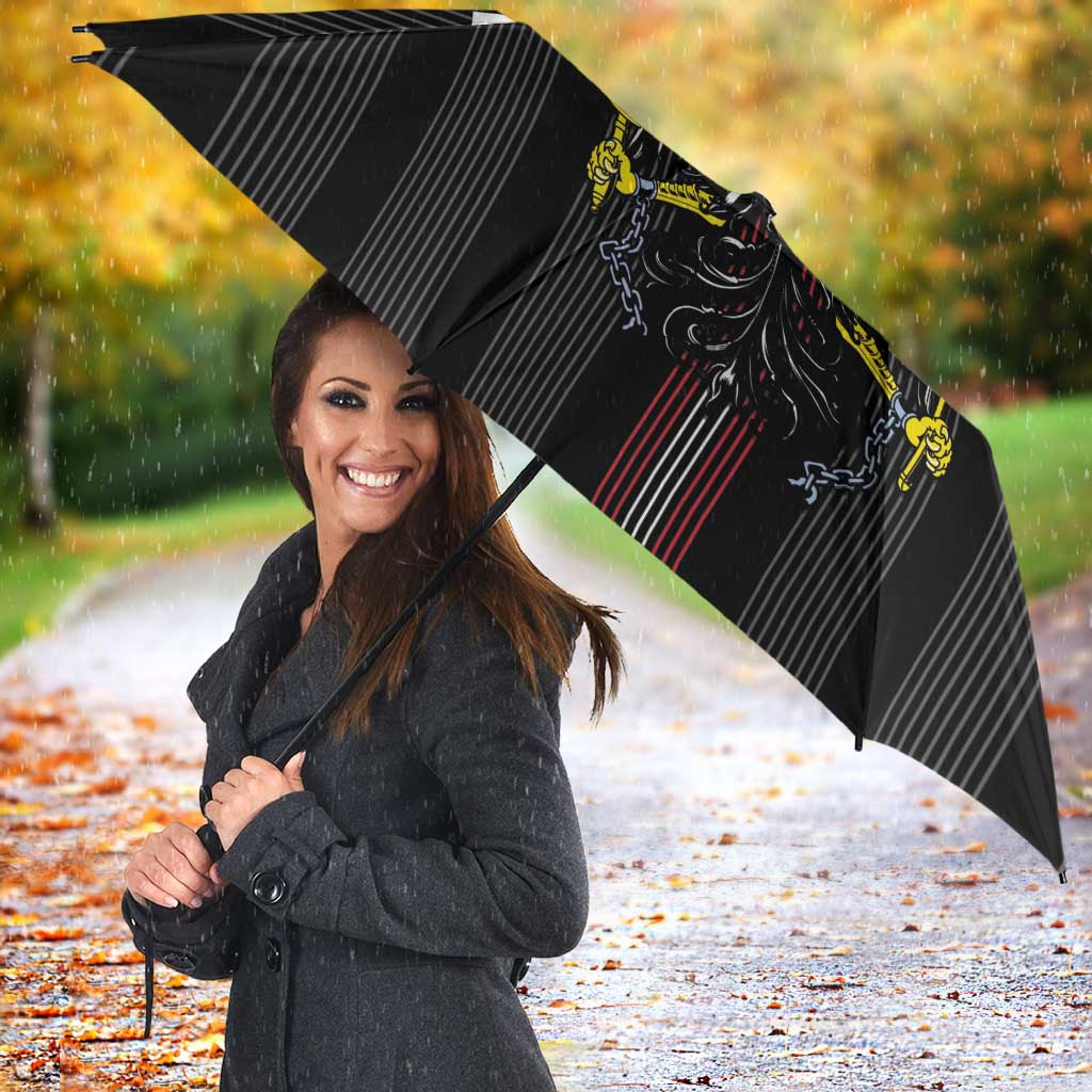 Austria Football Umbrella 2026 Go Das Team Striped Style - Wonder Print Shop