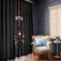 Austria Football Window Curtain 2026 Go Das Team Striped Style - Wonder Print Shop