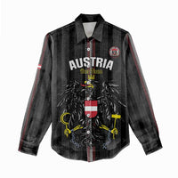 Custom Austria Football Women Casual Shirt 2026 Go Das Team Striped Style - Wonder Print Shop