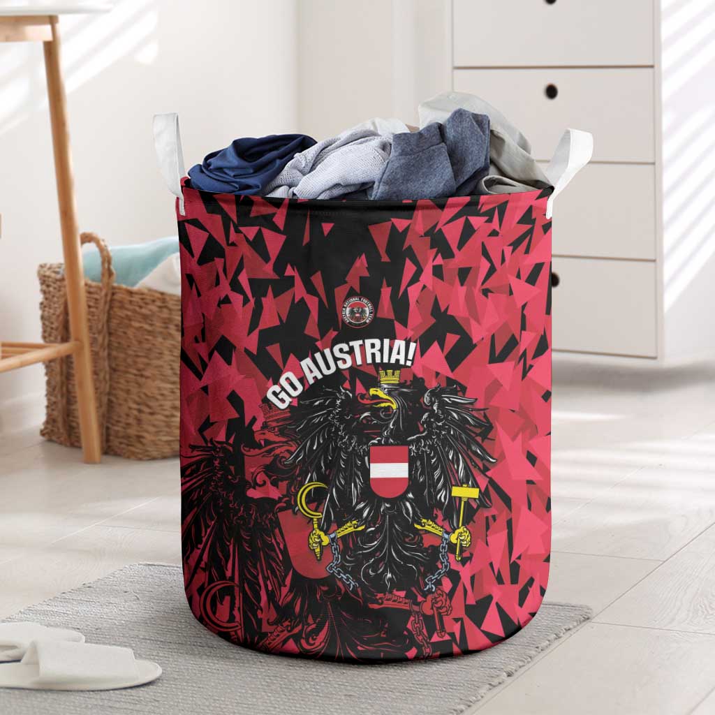 Austria Football Laundry Basket 2026 Das Team Black Eagle - Wonder Print Shop
