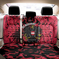 Austria Football Back Car Seat Cover 2026 Das Team Black Eagle - Wonder Print Shop