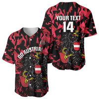 Custom Austria Football Baseball Jersey 2026 Das Team Black Eagle - Wonder Print Shop