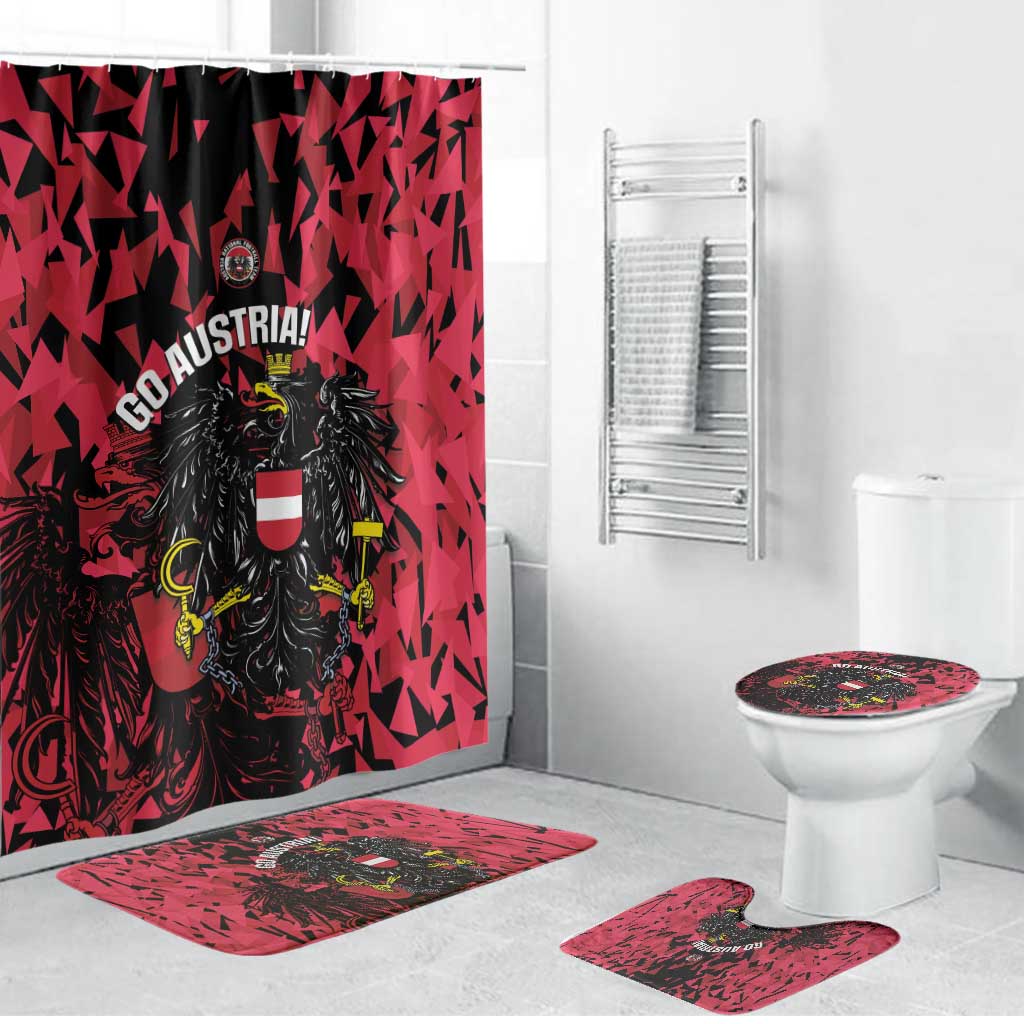 Austria Football Bathroom Set 2026 Das Team Black Eagle - Wonder Print Shop