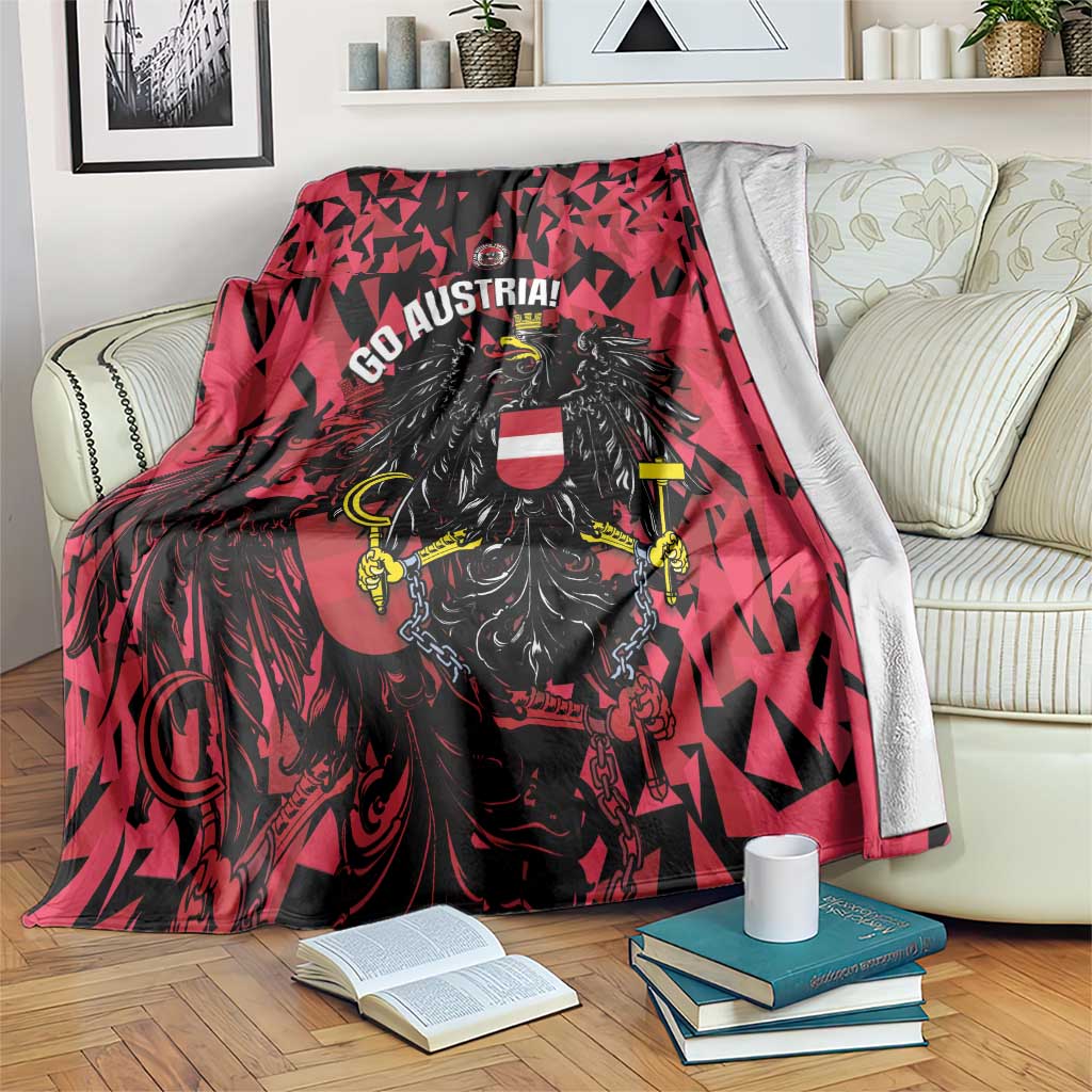 Austria Football Blanket 2026 Das Team Black Eagle - Wonder Print Shop