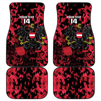 Custom Austria Football Car Mats 2026 Das Team Black Eagle - Wonder Print Shop